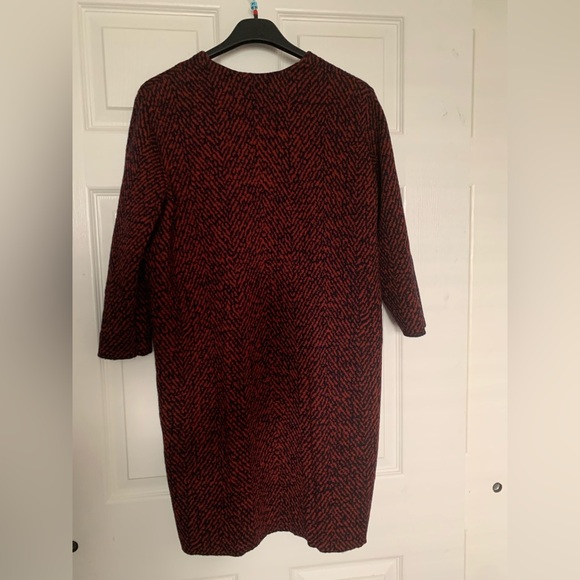 COS Knit Patterned Wool Sweater Dress - Picture 3 of 4